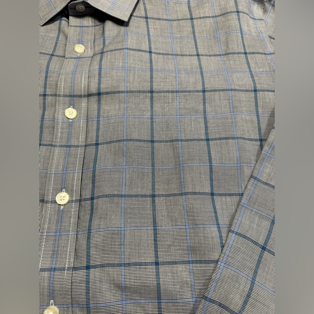 UNTUCKit Mens Size XL Ortman WF Plaid Relaxed Fit 100% Cotton Button Up Shirt - Picture 4 of 9